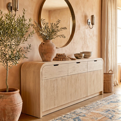 Sorrento | Reclaimed Elm Sideboard 210cm|  Natural Elm