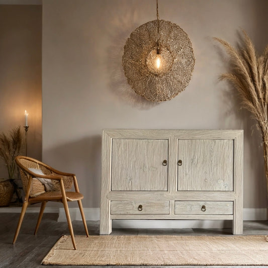 2 Door Buffet | 115 cm | Natural Elm
