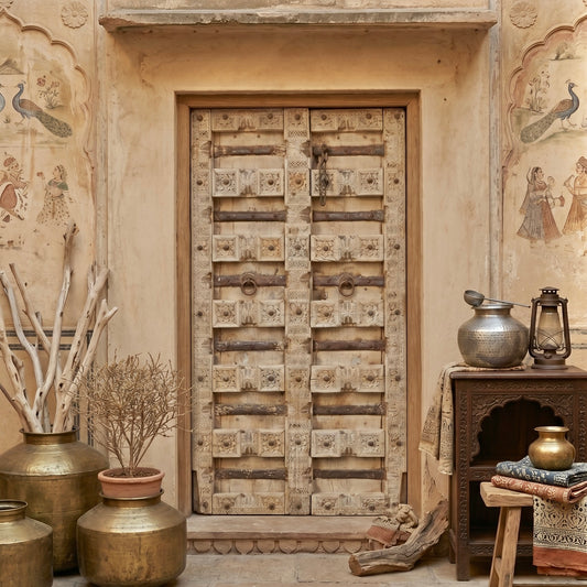 Vintage Indian Door (A26VP60)