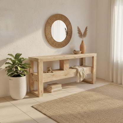 Farah Console | 180 cm | Natural Finish