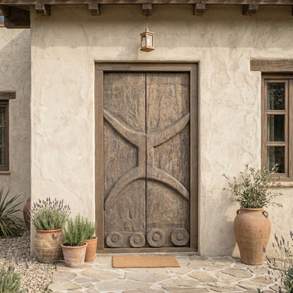 Vintage Indian Naga Door Panel (A26VP71)
