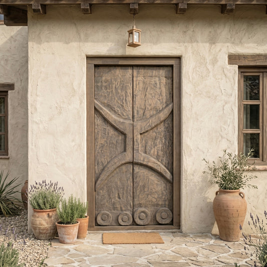 Vintage Indian Naga Door Panel (A26VP71)