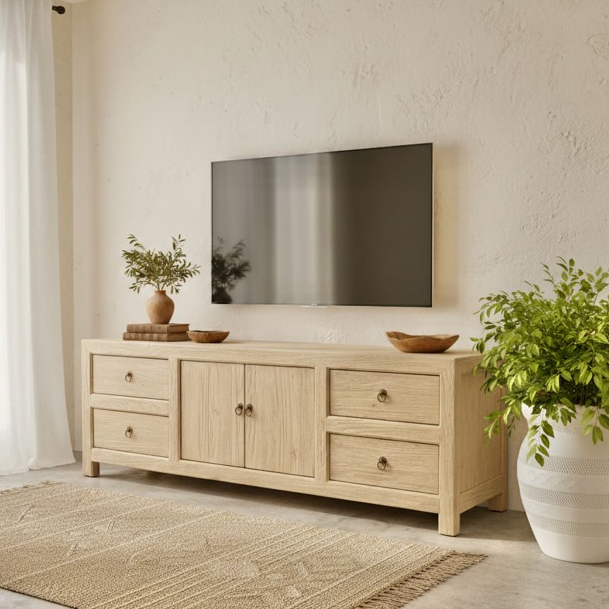 Entertainment Unit | 180cm | Natural Elm
