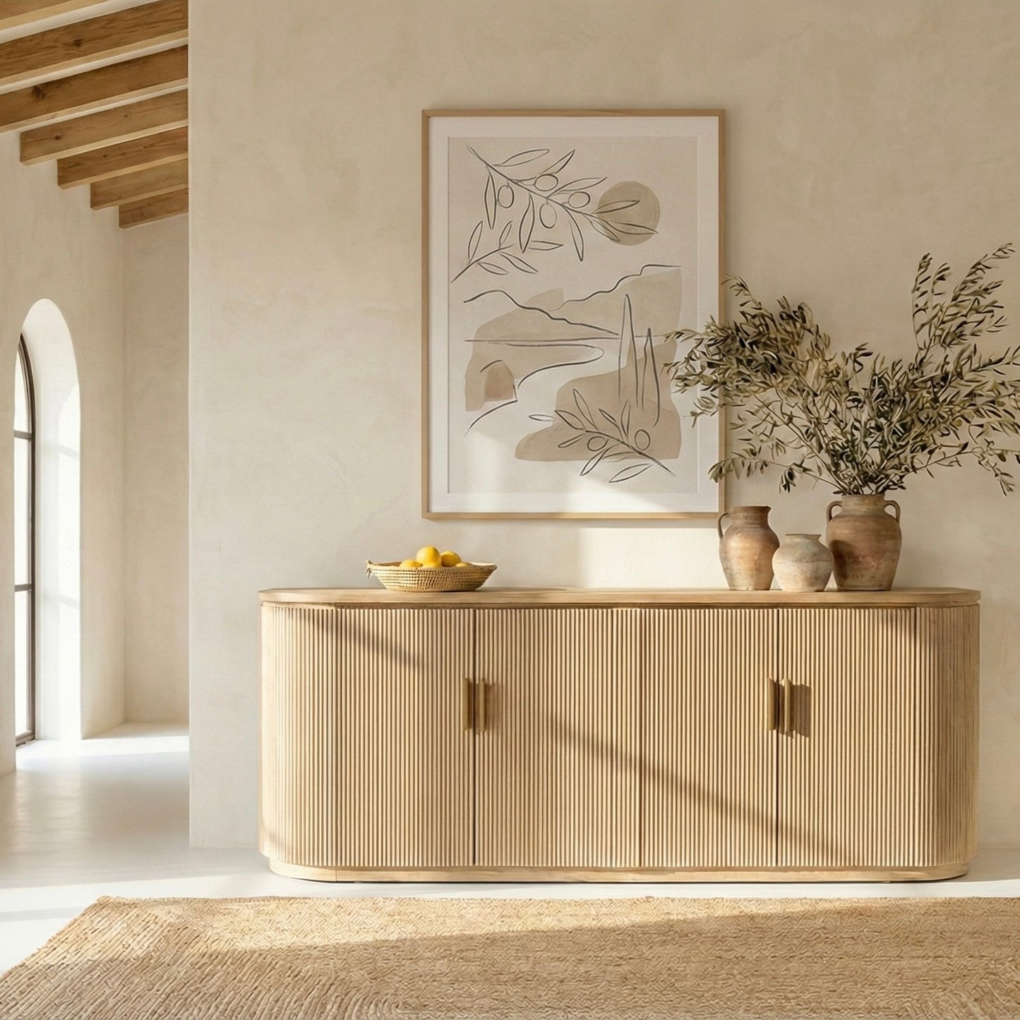 Mosman Buffet | 200 cm | Natural Elm