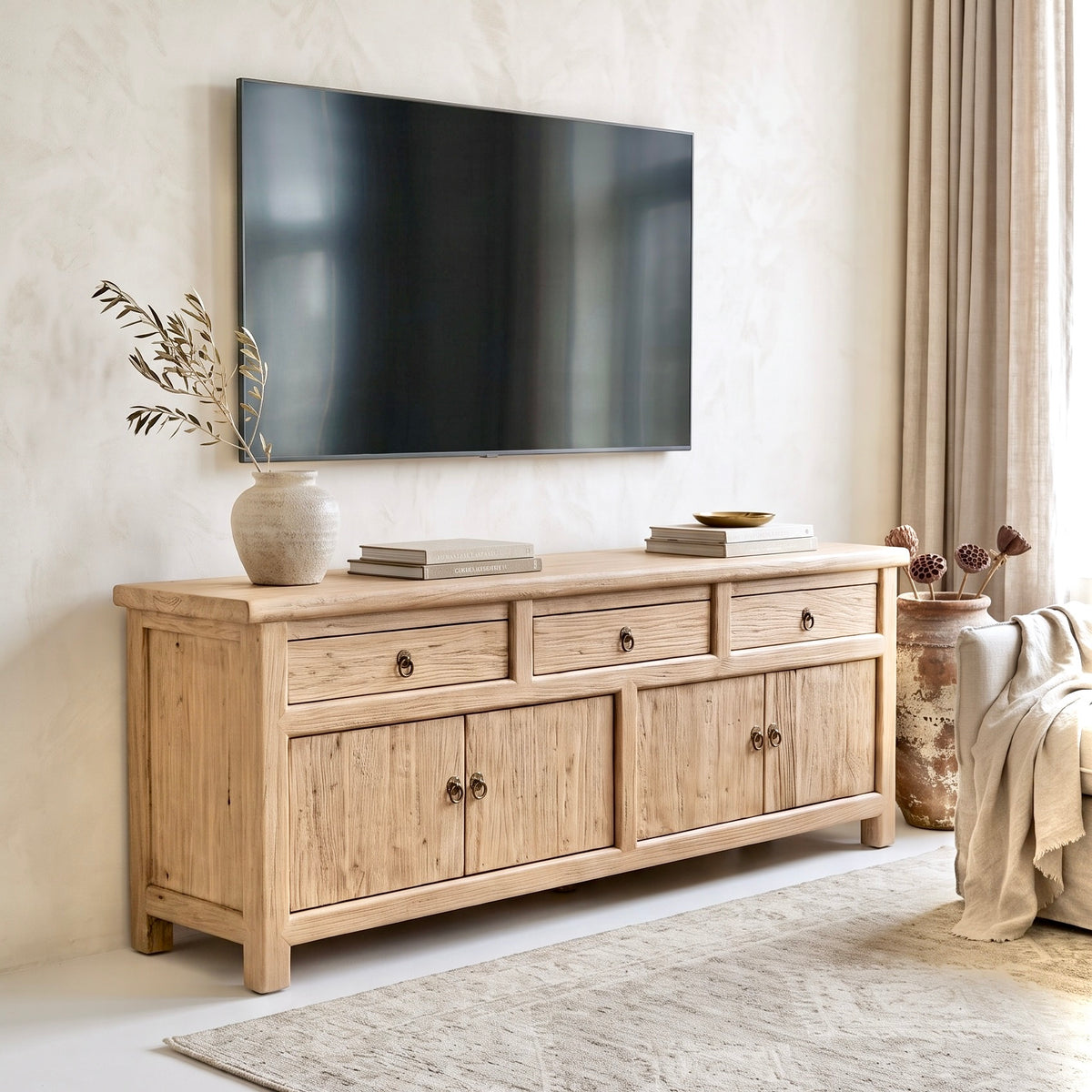 Entertainment Unit | 160 cm | Natural Elm