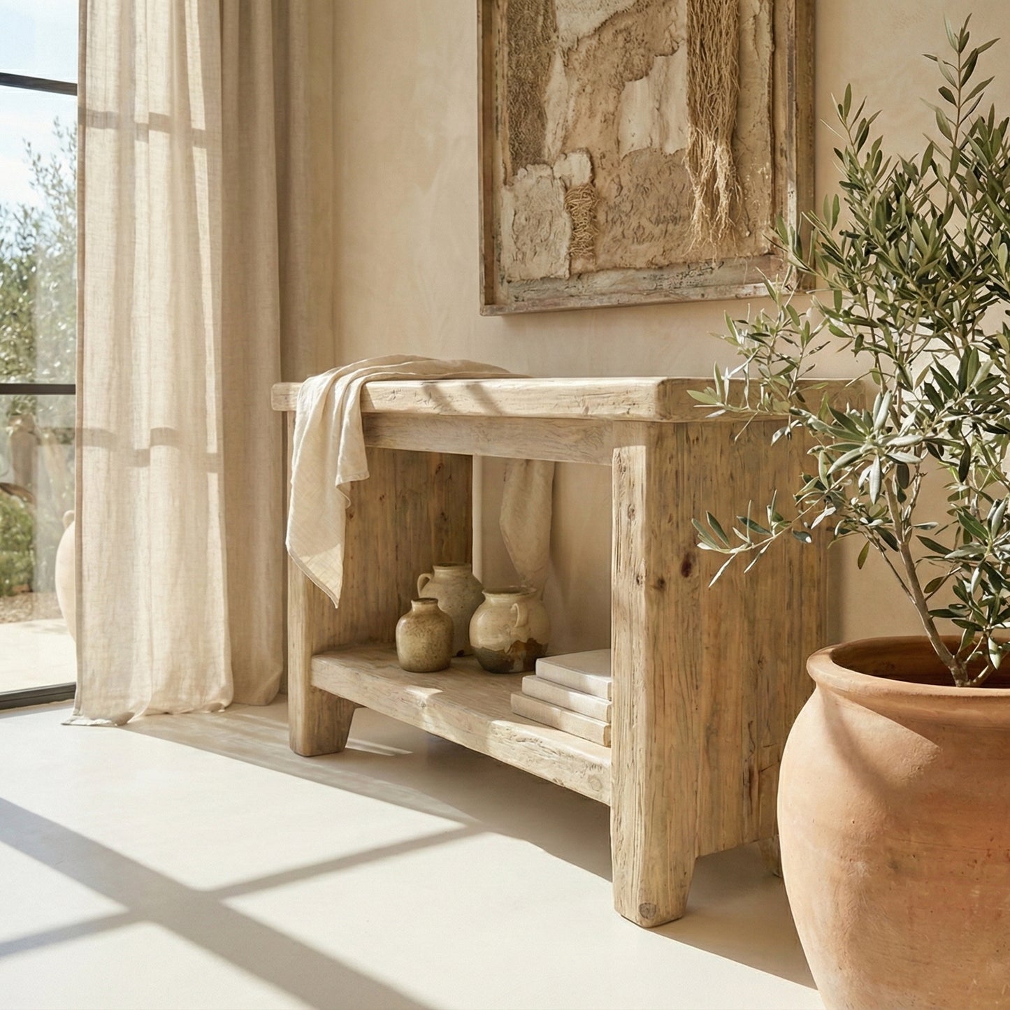 Lennox Console | 160 cm | Natural Finish