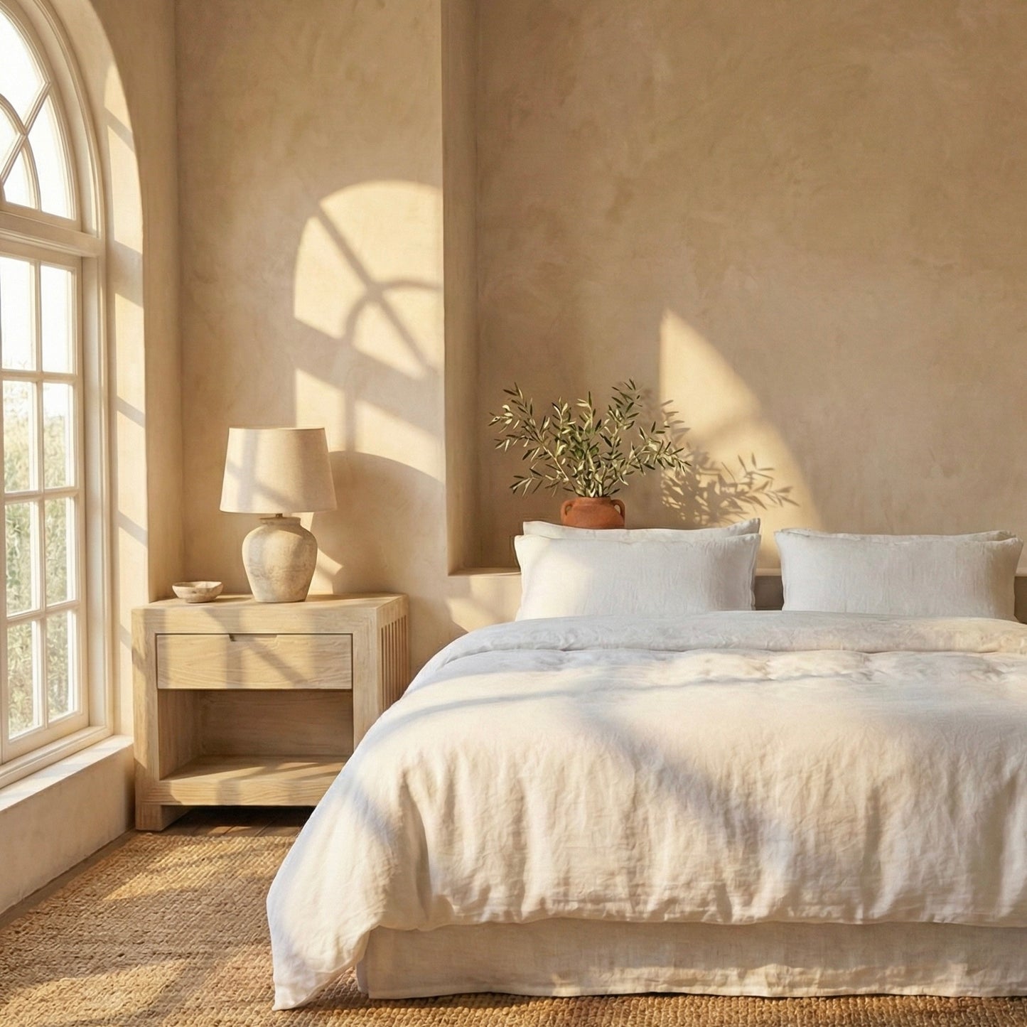 Amalfi Elm Bedside | 70cm wide | Natural Elm