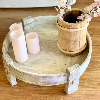 Vintage Indian Chakki Grinder Table (199252)