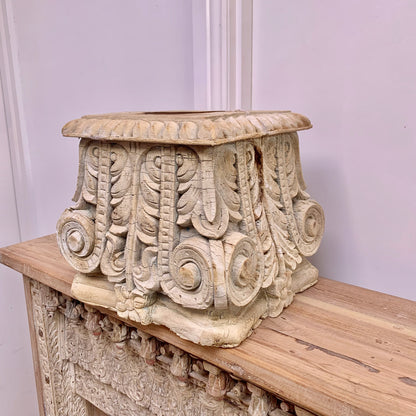 Vintage Indian Pillar Base Candle Stand (VP149-1)