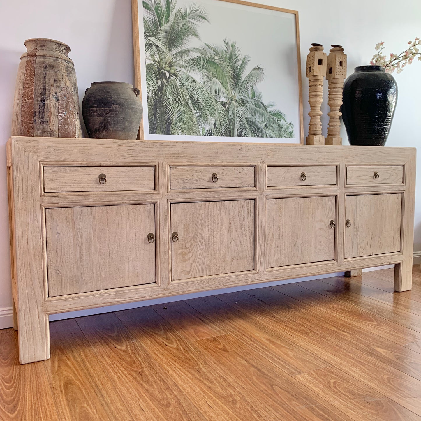 Reclaimed Elm Buffet | 220 cm | Natural Elm