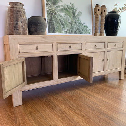 Reclaimed Elm Buffet | 220 cm | Natural Elm