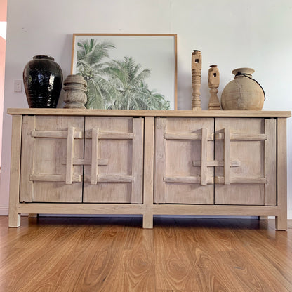 Sihuri | Elm Sideboard | Natural Finish