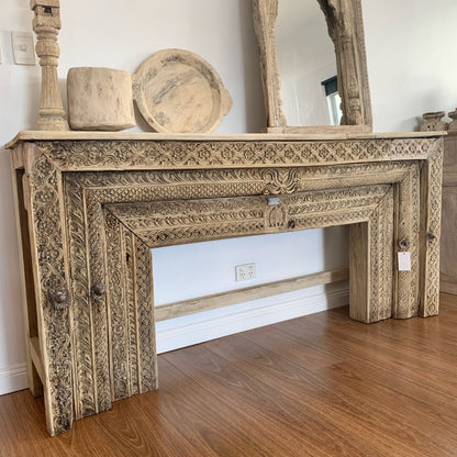 Vintage Indian Carved Console (216993)