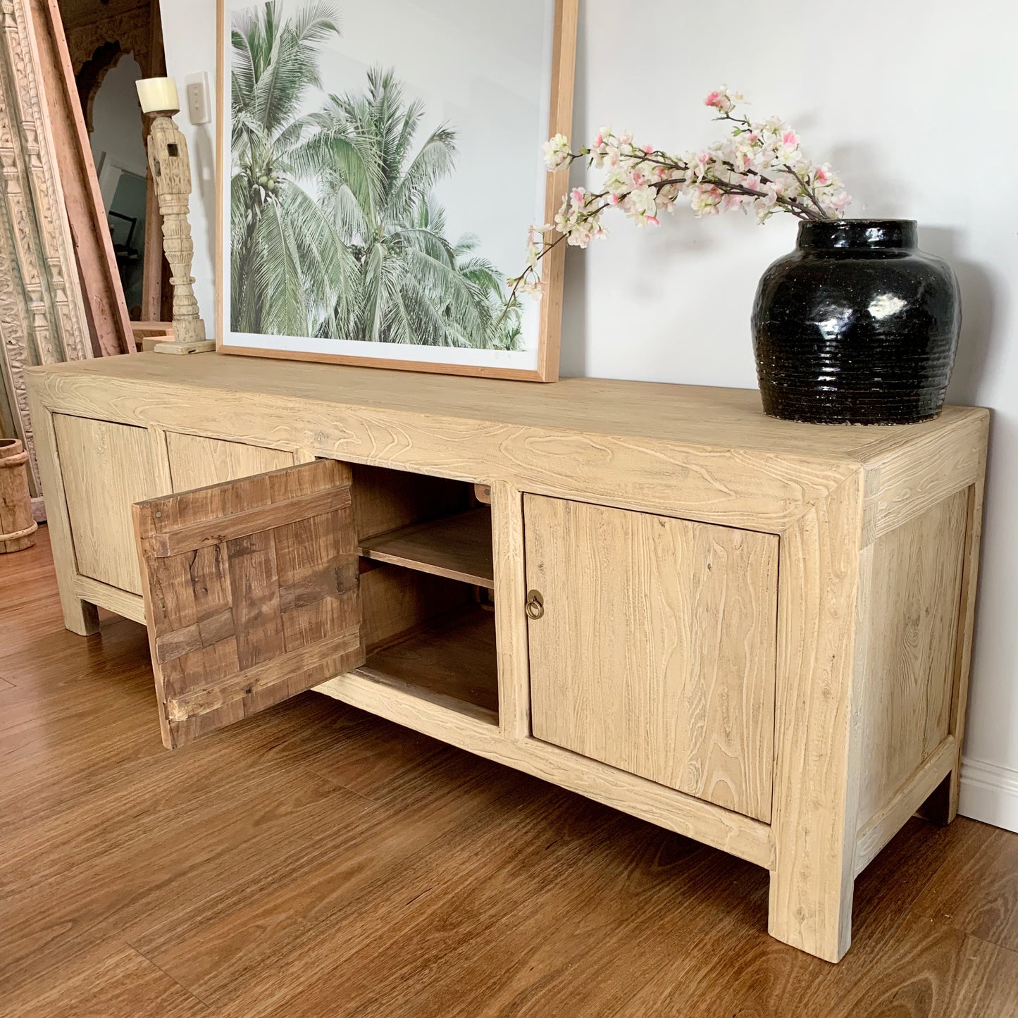 Entertainment Unit | 200 cm | Natural Elm