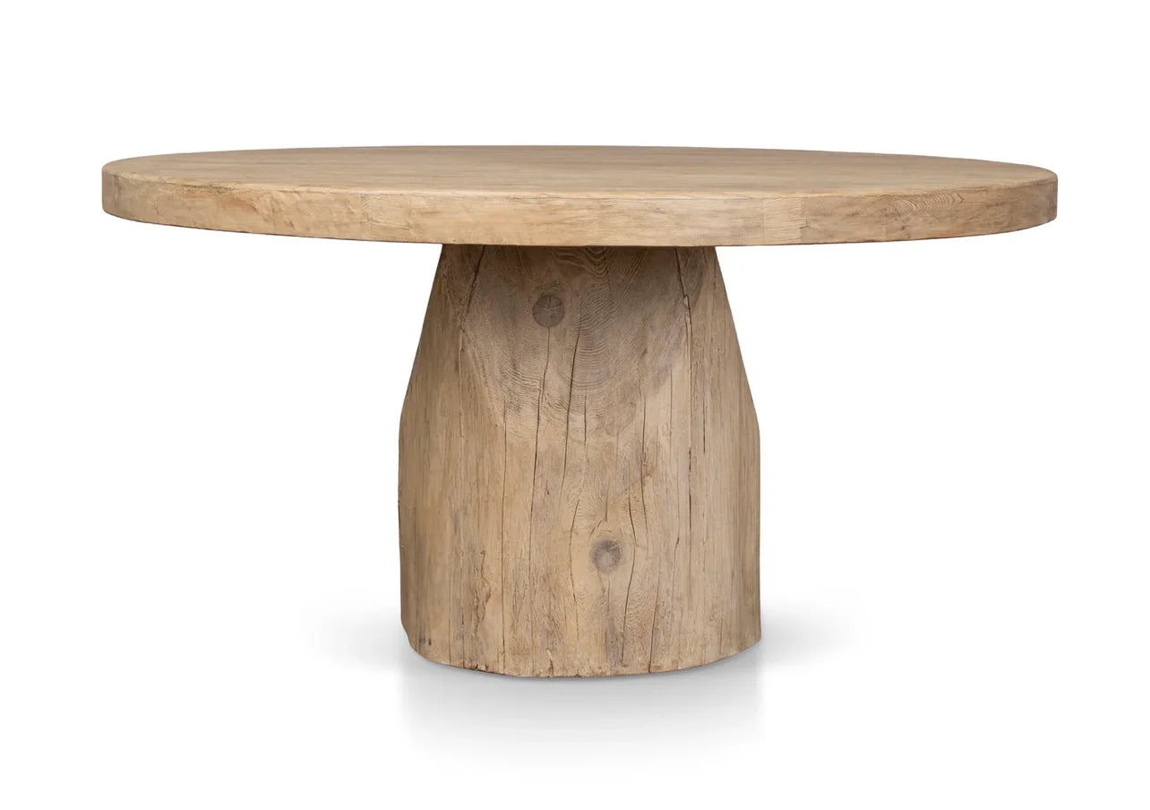 Round Elm Dining | 180cm | Natural Elm